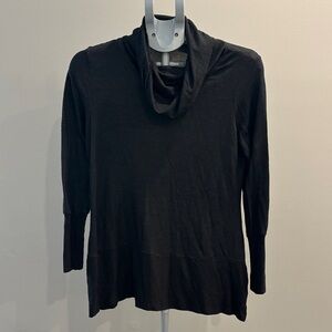 Motherhood Maternity Charcoal Cowl Neck Sweater, size small